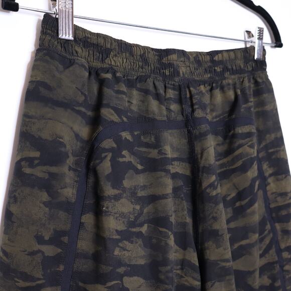 LULULEMON Pace Breaker Short 9" Military Green Black Training Active Men's M - Picture 7 of 10